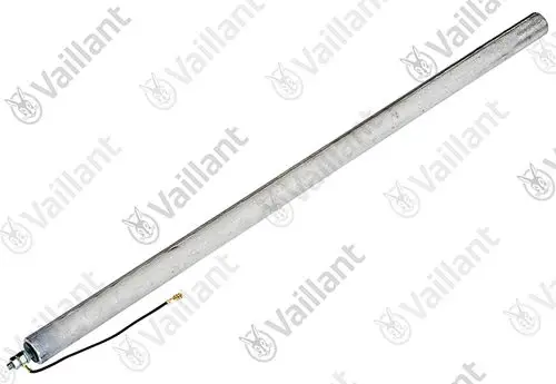 Vaillant-Anode, längliche Metallstange mit Anschluss, für den Einsatz in Heizsystemen.